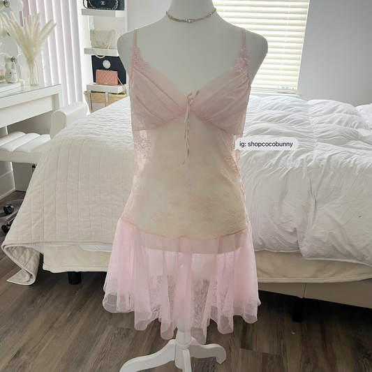 extravagantly vintage fidelia ballet slip dress