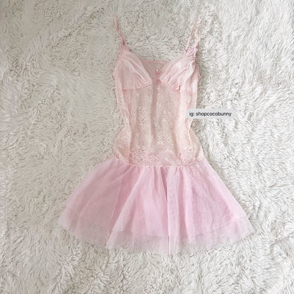 extravagantly vintage fidelia ballet slip dress