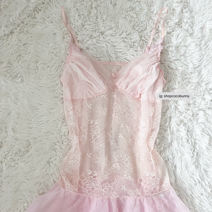 extravagantly vintage fidelia ballet slip dress