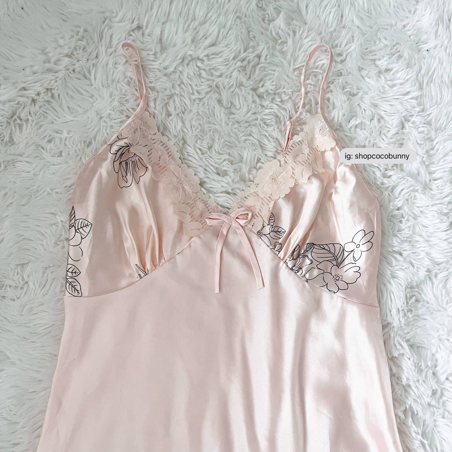 light baby pink lace slip dress