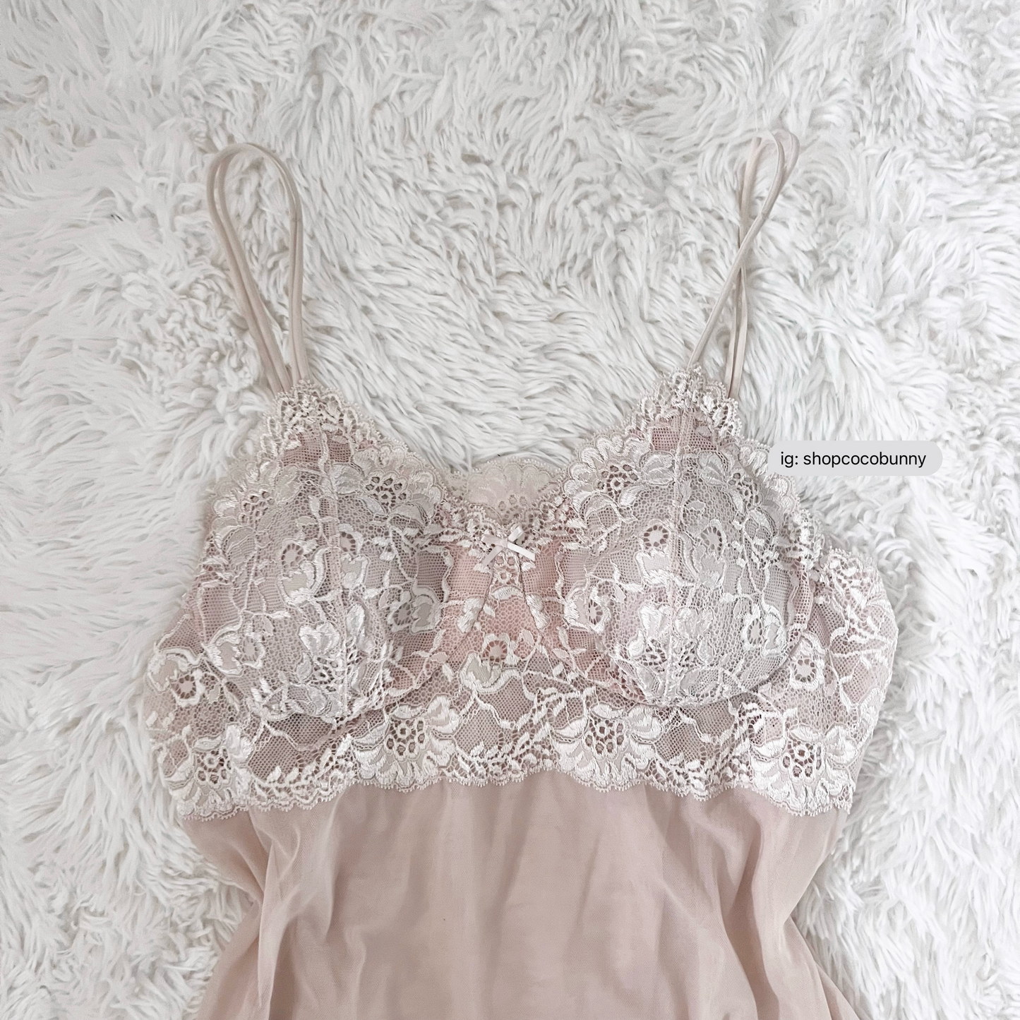 embroidered floral padded lace camisole