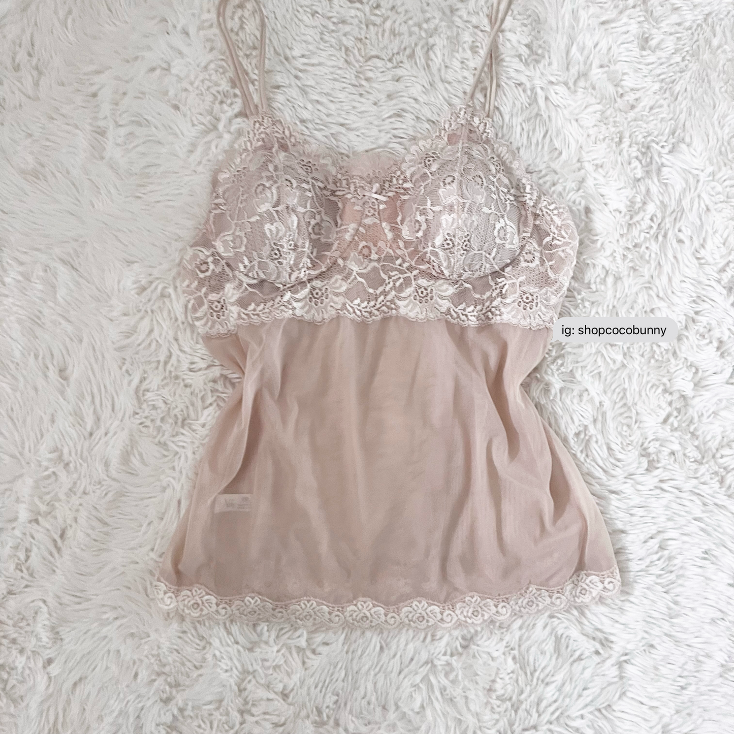 embroidered floral padded lace camisole