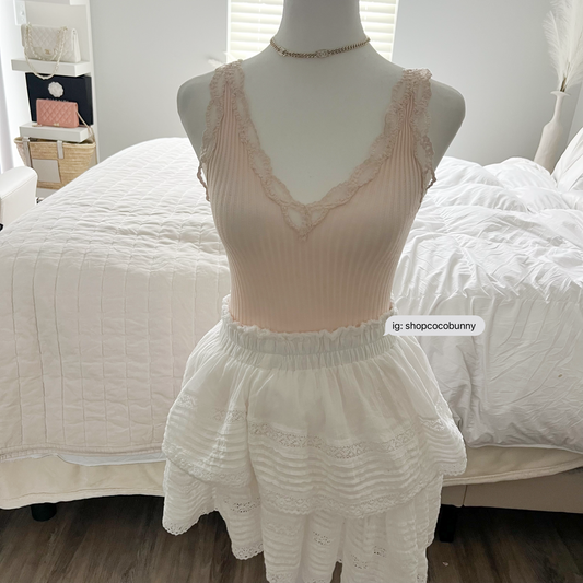 ultimate essential lace tank top