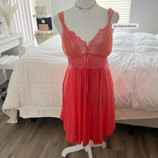 vintage fairy ruffle slip dress