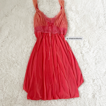 vintage fairy ruffle slip dress