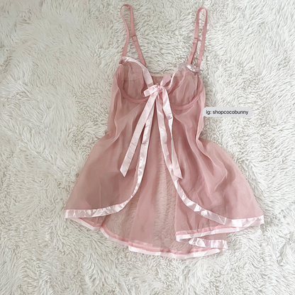 pink citrus refresher cocktail slip dress