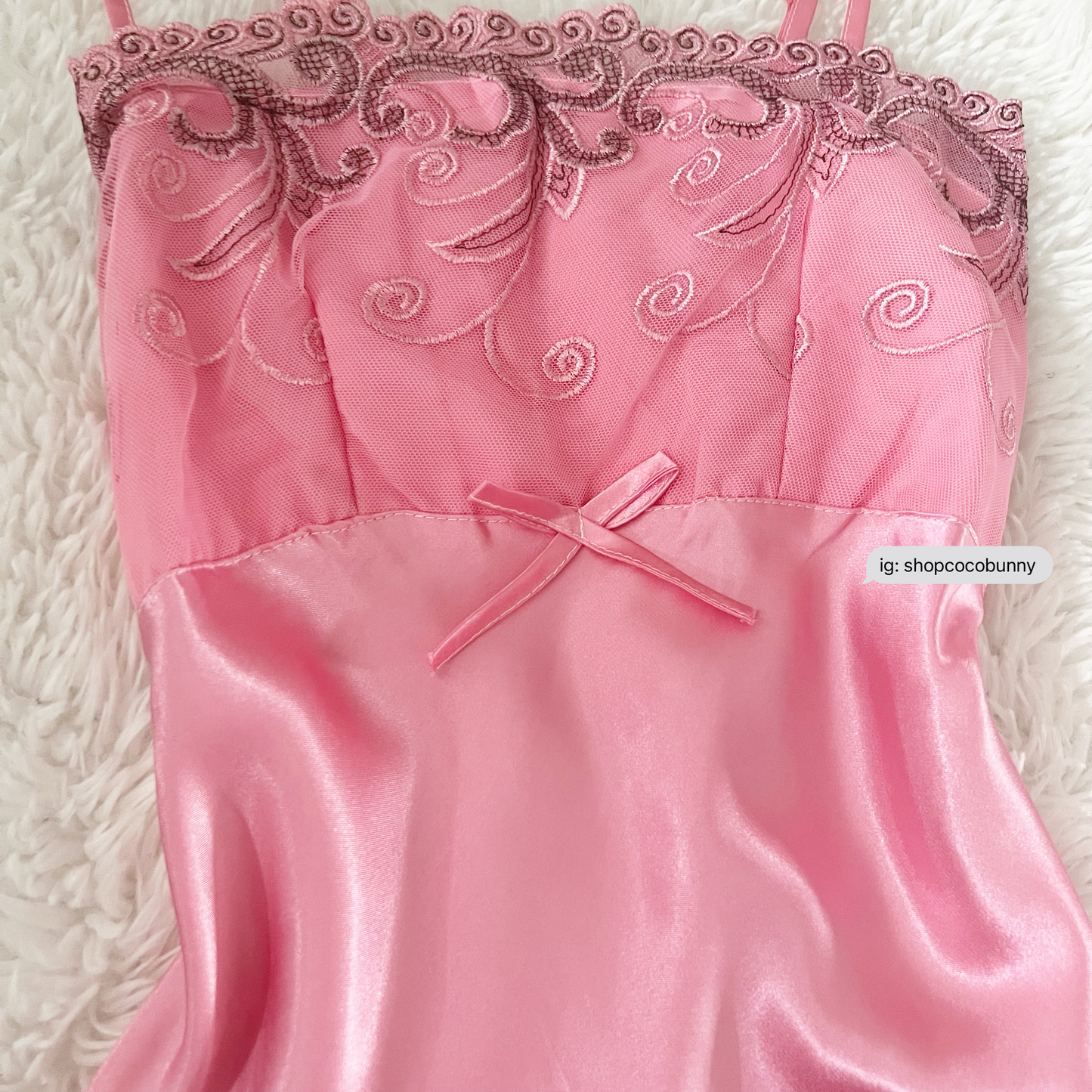 embroidery filigree pattern lace slip dress