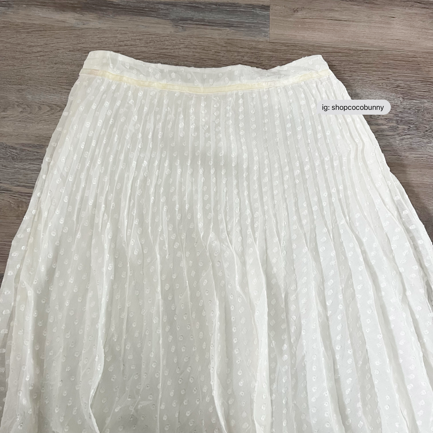 olivia lauren pleated lace skirt