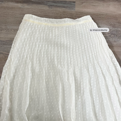 olivia lauren pleated lace skirt
