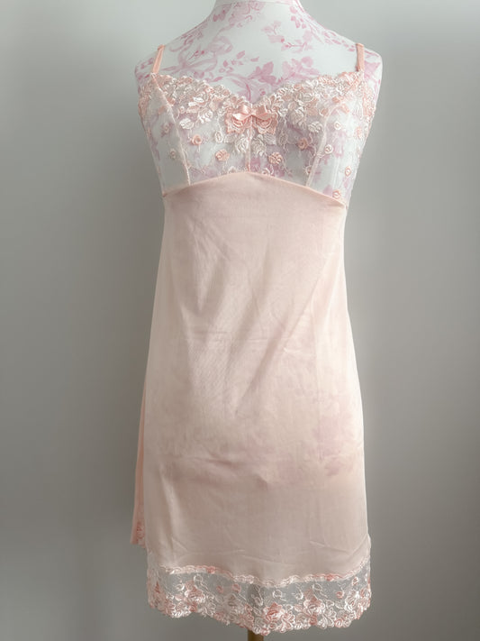 blush rose splash margarita slip dress