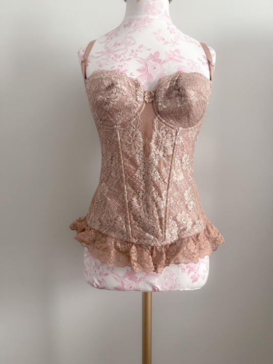 almond rose splash martini corset