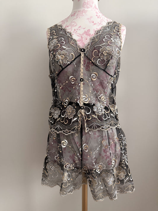 midnight bubble fizz martini set