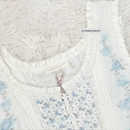 loveshackfancy corvelle cotton bustier top