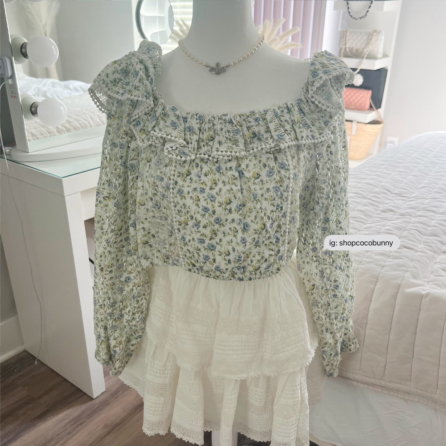 loveshackfancy dorabella crop top