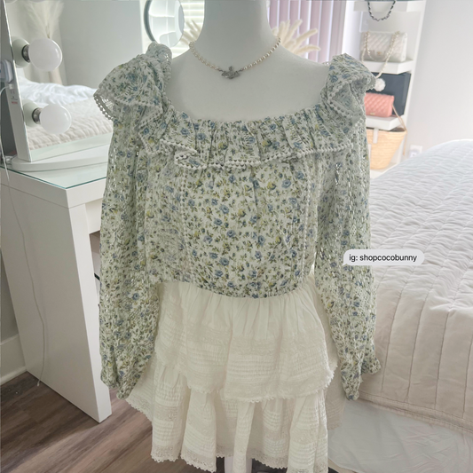 loveshackfancy dorabella crop top