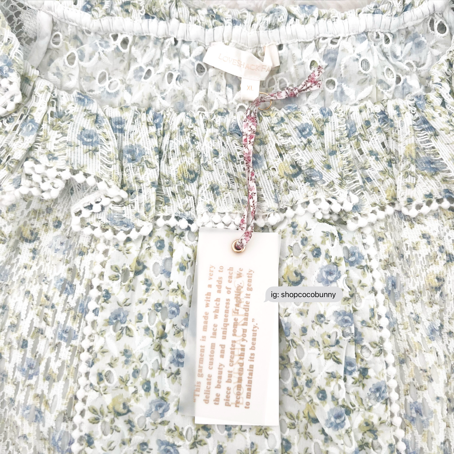 loveshackfancy dorabella crop top