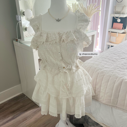 loveshackfancy mia lace top