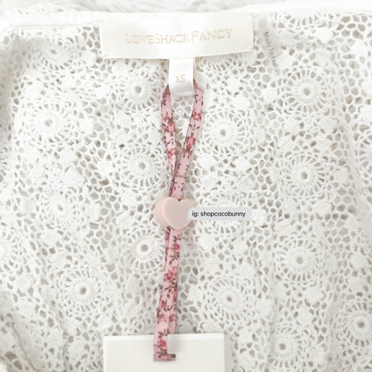 loveshackfancy mia lace top