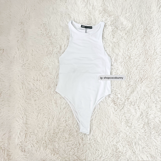 zara mock neck bodysuit
