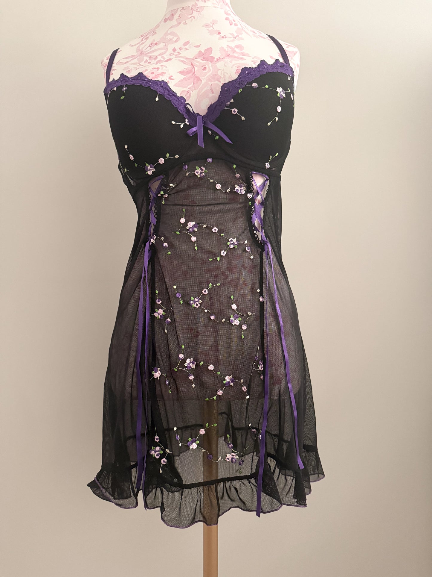 black lily splash margarita slip dress