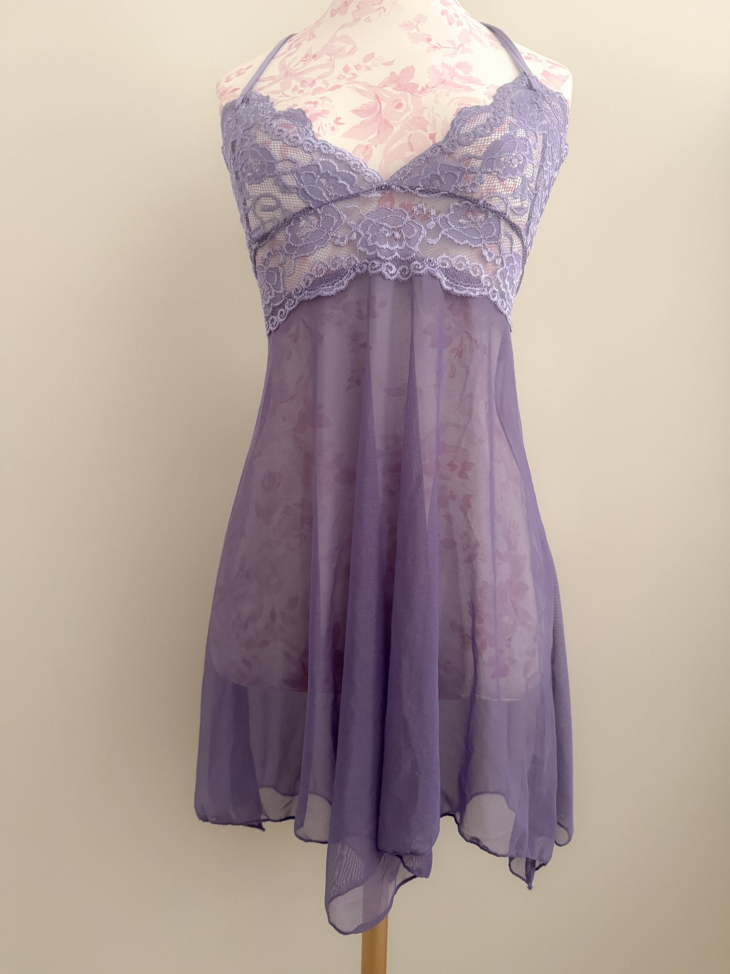 twilight plum splash margarita slip dress