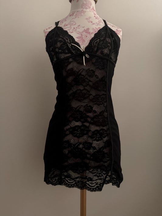 midnight bubble fizz margarita slip dress