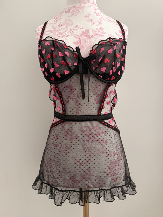 black currant cosmopolitan slip dress