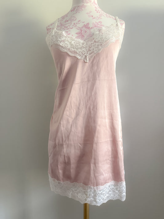 white peach cosmopolitan slip dress