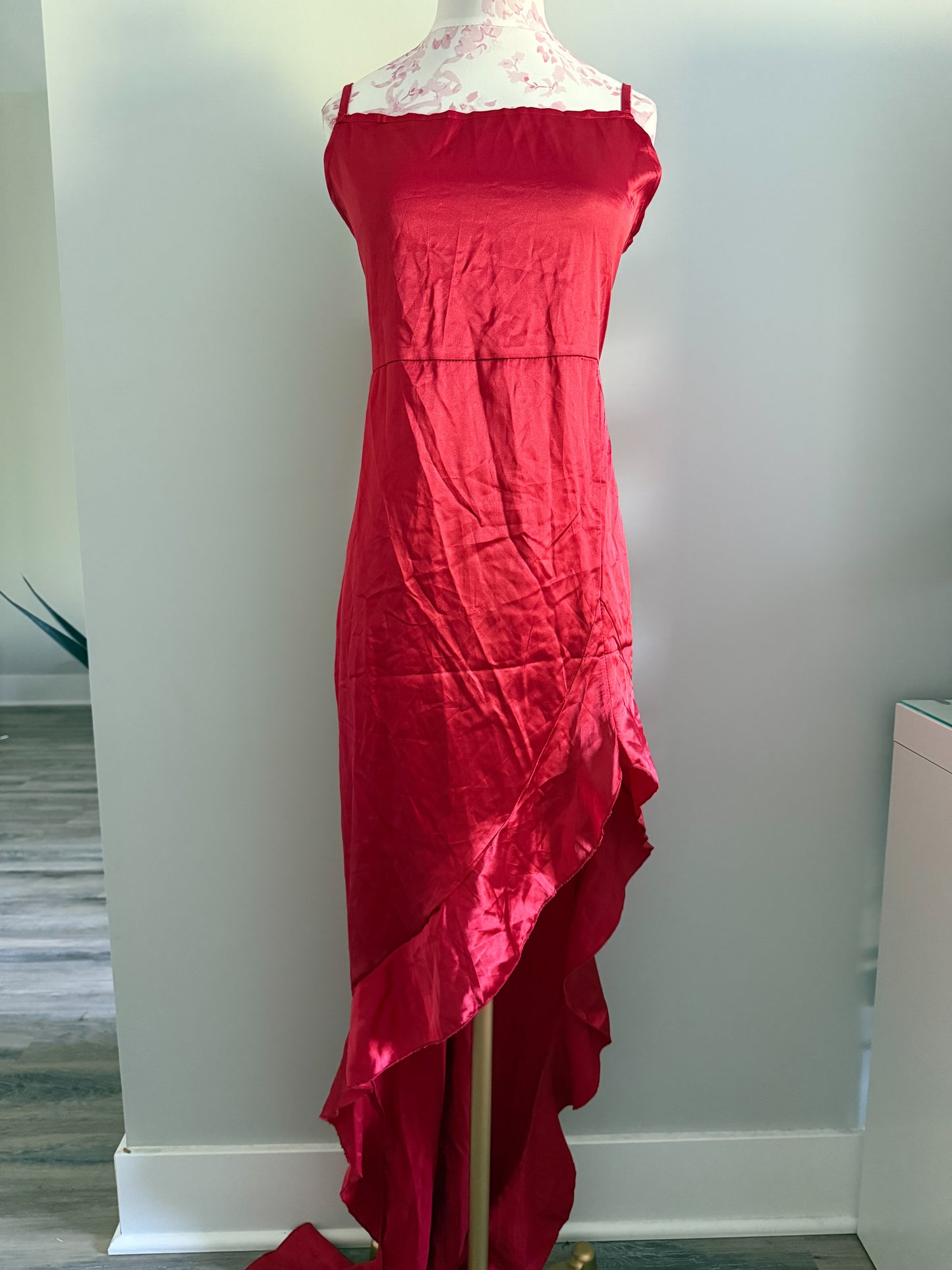 red delicious cosmopolitan slip dress