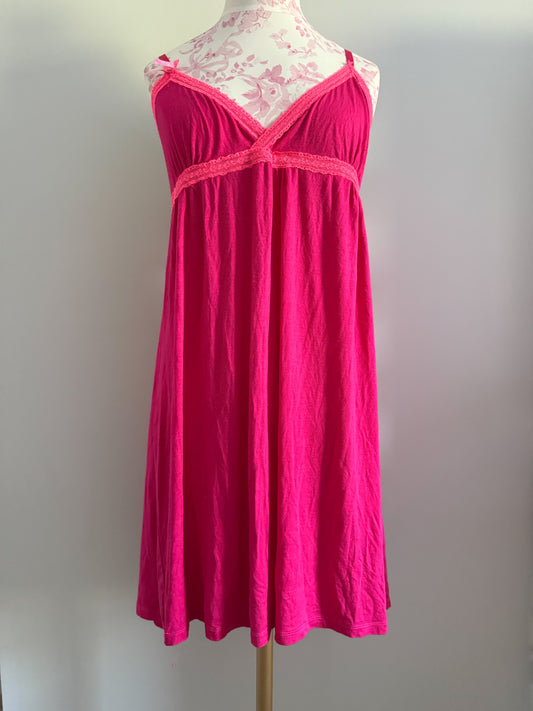 fuschia orange blossom cosmopolitan slip dress