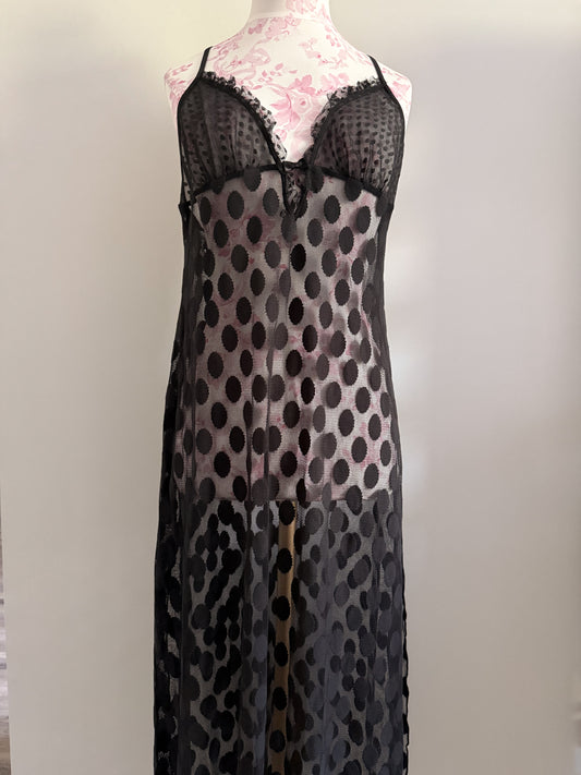midnight anise cosmopolitan slip dress