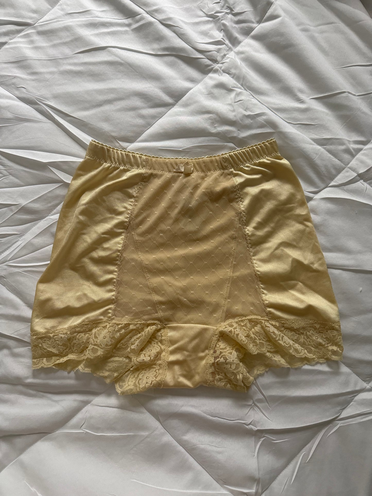 chamomile silk shorts