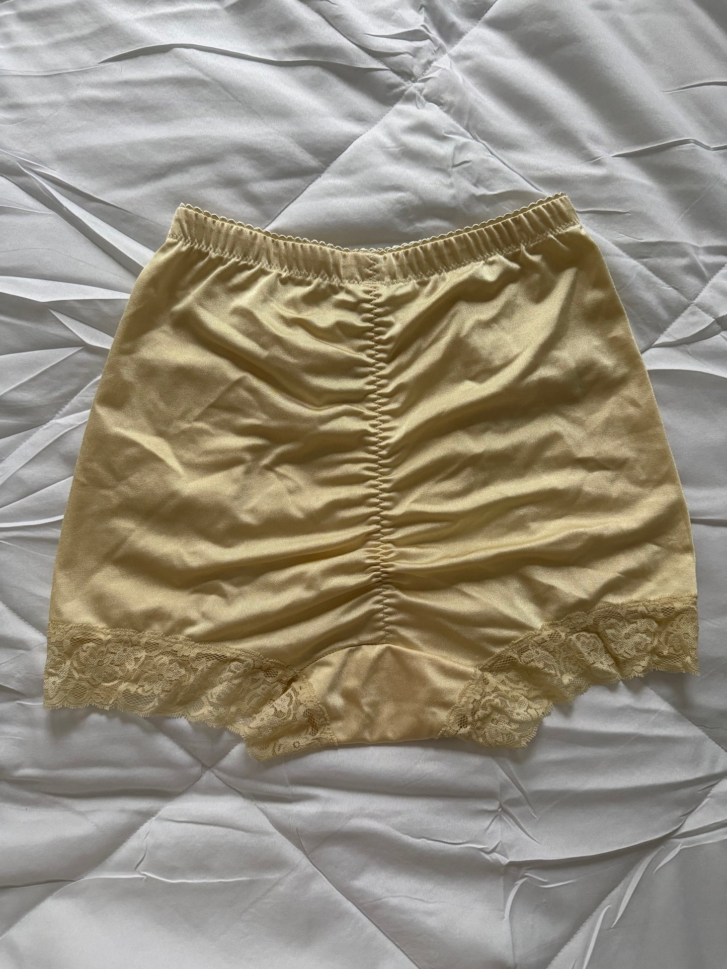 chamomile silk shorts