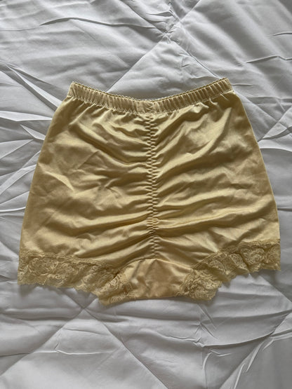 chamomile silk shorts