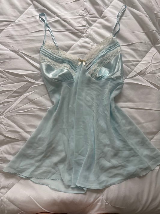 frozen aqua margarita slip dress