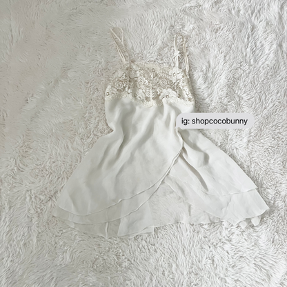 coquito eggnog cocktail slip dress